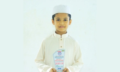 ১৭৫ দিনে কোরআনের হাফেজ হলো শাহরাস্তির তানভীর
