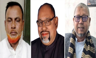 আব্দুল মান্নান লস্কর, আনোয়ার হোসেন ভূঁইয়া ও ইমাম হোসেন হাজী। ছবি- সংগৃহীত