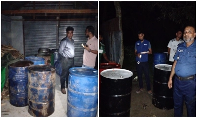 চাঁদপুরে ৯ হাজার লিটার ডিজেল উদ্ধার, ১ লাখ টাকা জরিমানা