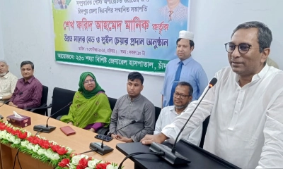 চাঁদপুর সদর হাসপাতালে বেড ও হুইল চেয়ার প্রদান করলেন বিএনপি সভাপতি
