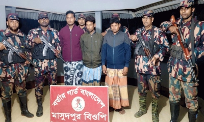 দুই ভারতীয় গরু চোরাকারবারিকে গ্রেপ্তার করল বিজিবি