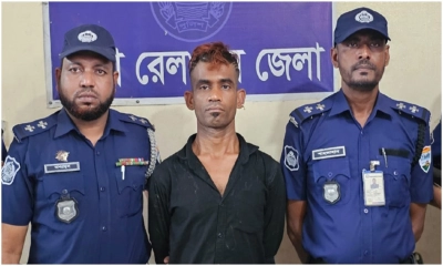 রেলস্টেশনে চাপাতি নিয়ে ভাইরাল হওয়া সেই যুবক গ্রেপ্তার