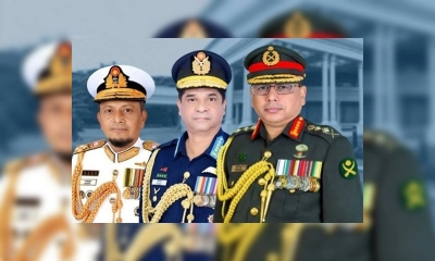 বৈঠক শেষে কথা বলেননি তিন বাহিনীর প্রধানরা