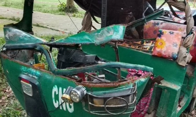বগুড়ায় ট্রাকের সঙ্গে সংঘর্ষে সিএনজি চালকের মৃত্যু