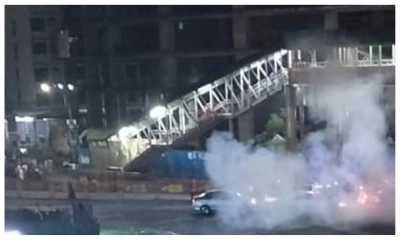 কারওয়ান বাজারে ককটেল বিস্ফোরণ