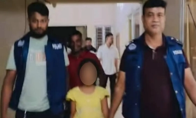 শিশুকে উদ্ধারের পর চকরিয়া থানায় আনা হয়। ছবি-রূপালী বাংলাদেশ