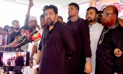 বিএনপির জাতীয় নির্বাহী কমিটির সদস্য হুম্মাম কাদের চৌধুরী। ছবি- রূপালী বাংলাদেশ