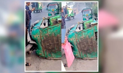 বাঁশখালীতে অটোরিকশা উল্টে নিহত ১