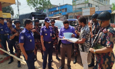 জ্বালানি তেল পাচার রোধে দামুড়হুদায় যৌথ অভিযান