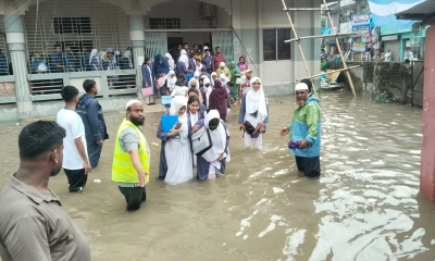 কোমরপানি ডিঙিয়ে এইচএসসি পরীক্ষা, কুমিল্লার সেই কেন্দ্র পরিবর্তন