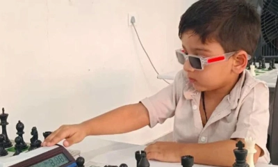৩ বছর বয়সেই দাবার আন্তর্জাতিক খেলোয়াড়ের স্বীকৃতি পেল সর্বজ্ঞ