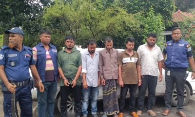 ধামরাইয়ে ডাকাতির প্রস্তুতিকালে অস্ত্রসহ ৫ জন আটক