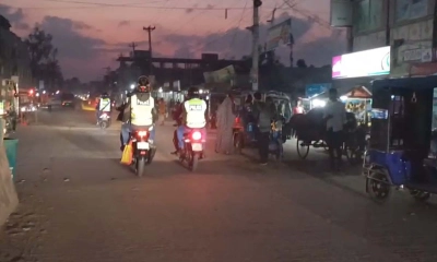 শেখ হাসিনার রায়কে কেন্দ্র করে হিলিতে পুলিশের টহল জোরদার