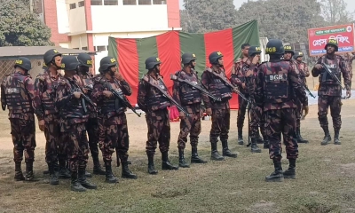 দিনাজপুরের ৬ আসনে ৩৭ প্লাটুন বিজিবি মোতায়েন