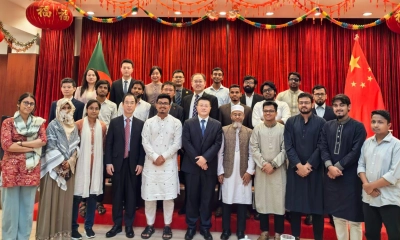 চীনা রাষ্ট্রদূতের সঙ্গে ডাকসুর নবনির্বাচিত প্রতিনিধিদের মতবিনিময় সভা