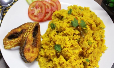 বৃষ্টির দিনে মজাদার ইলিশ-খিচুড়ি