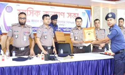 ফরিদপুরে শ্রেষ্ঠ ওসি নির্বাচিত সালথার বাবলুর রহমান খান