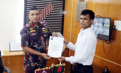 বিজিবিতে চাকরি পেলেন ফেলানীর ছোট ভাই