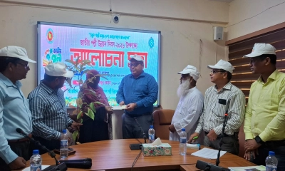সোনাগাজীতে জাতীয় পল্লী উন্নয়ন দিবস উপলক্ষে র‍্যালি ও আলোচনা সভা 