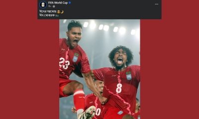 হামজা-শমিতদের ছবি দিয়ে ঈদের শুভেচ্ছা জানাল ফিফা