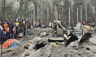 বিএনপি নেতার ঘরে তালা মেরে আগুন, প্রাণ গেল কন্যার