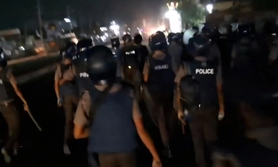 মধ্যরাতে গাজীপুর রণক্ষেত্র