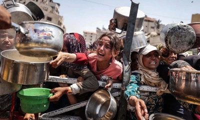 যুদ্ধবিরতি চললেও ত্রাণ প্রবেশে বাধা, ক্ষুধায় কাতর গাজাবাসী