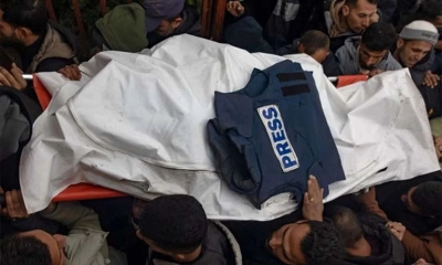 গাজায় ইসরায়েলি হামলা, নিহত তিন সাংবাদিক