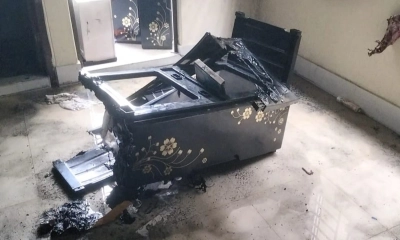 গাজীপুরে ভয়াবহ বিস্ফোরণ। ছবি- রূপালী বাংলাদেশ
