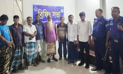 জয়দেবপুরে জুয়ার আসর থেকে গ্রেপ্তার ৯