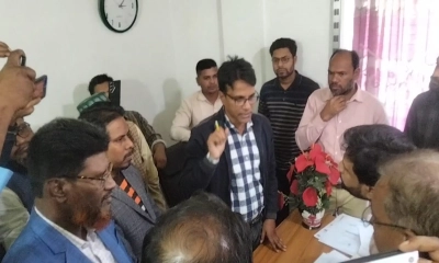 হাসপাতালটিকে ৫০ হাজার টাকা জরিমানা করেছেন ভ্রাম্যমাণ আদালত। ছবি- রূপালী বাংলাদেশ