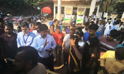 টুঙ্গিপাড়ায় তেল সরবরাহে কারচুপি, পাম্প মালিককে জরিমানা