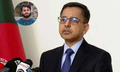 হাদির হত্যাচেষ্টাকারীরা ভারতে ঢুকলে গ্রেপ্তারের আহ্বান 
