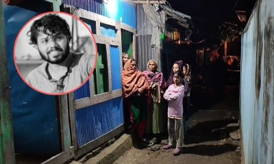ভাঙাচোরা ঘর থেকে বিপ্লবী : হাদির বাড়ি ও শ্বশুরবাড়িতে শোকের মাতম
