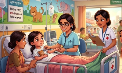 হাম ও উপসর্গে আরও ৭ শিশুর মৃত্যু