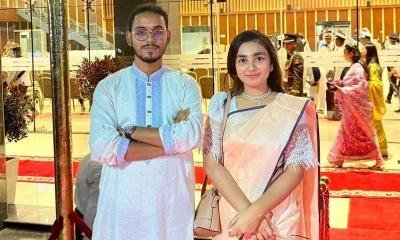 আব্দুল হান্নান মাসউদ ও শ্যামলী সুলতানা জেদনী। ছবি: সংগৃহীত