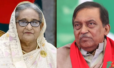 শেখ হাসিনা ও আসাদুজ্জামান খান কামাল। ছবি: সংগৃহীত