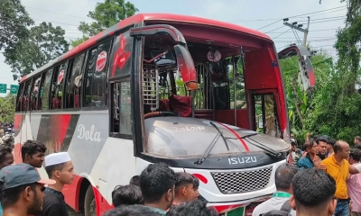 গোপালগঞ্জে বাস-মোটরসাইকেল সংঘর্ষে নিহত ৫