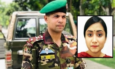 মেজর সাদিকের স্ত্রীর পাঁচ দিনের রিমান্ডে