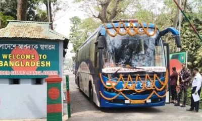 ফের আগরতলা-ঢাকা-কলকাতা বাস সার্ভিস চালু