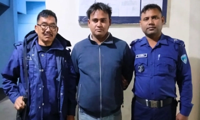 হান্নান মাসউদকে হত্যার হুমকি, অভিযুক্ত যুবক গ্রেপ্তার