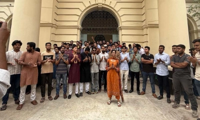 সাংবাদিক হামলার বিচার চেয়ে ভিসি ভবন ঘেরাও জবি ছাত্রদলের