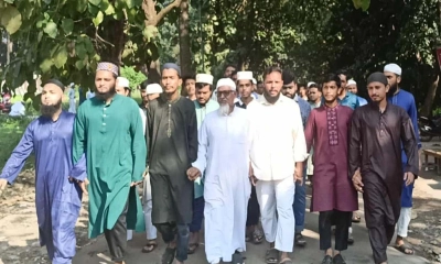 ইসকনের অপতৎপরতা ও লাগাতার ধর্ষণ-নিপীড়নের প্রতিবাদে জাবিতে বিক্ষোভ