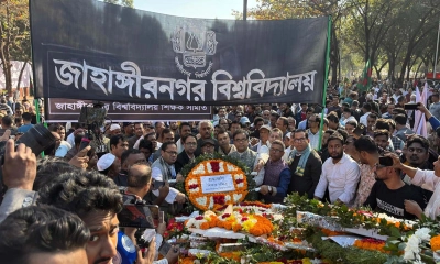 জাবিতে যথাযোগ্য মর্যাদায় শহীদ বুদ্ধিজীবী দিবস পালিত