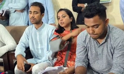 জাকসু নির্বাচন বর্জন ছাত্রদল সমর্থিত প্যানেলের। ছবি- সংগৃহীত