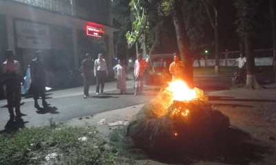 কালাইয়ে অবৈধ চায়না দুয়ারি জাল ধ্বংস