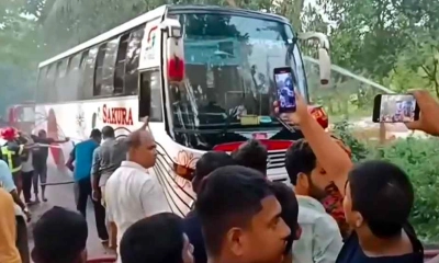 ঝালকাঠিতে বাস-মোটরসাইকেল সংঘর্ষে শিক্ষক নিহত 