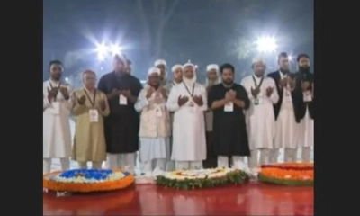 প্রথমবার শহীদ মিনারে জামায়াত আমিরের শ্রদ্ধা