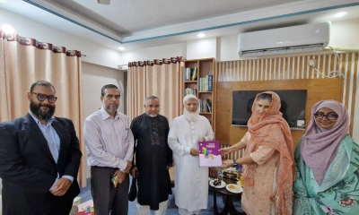 জামায়াত আমিরের সঙ্গে জাতিসংঘের আবাসিক প্রতিনিধির মানবাধিকার বিষয়ক উপদেষ্টার সাক্ষাৎ