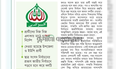 কৌশলী জামায়াতের ৩০০ প্রার্থী চূড়ান্ত